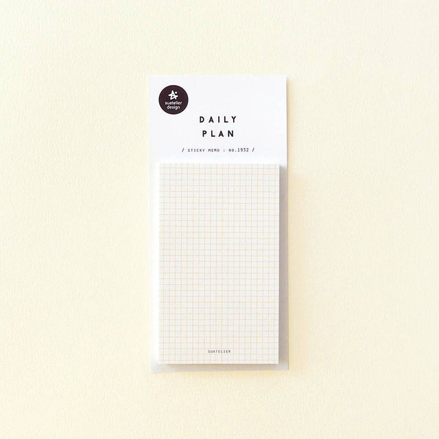 Yellow Grid Sticky Notes