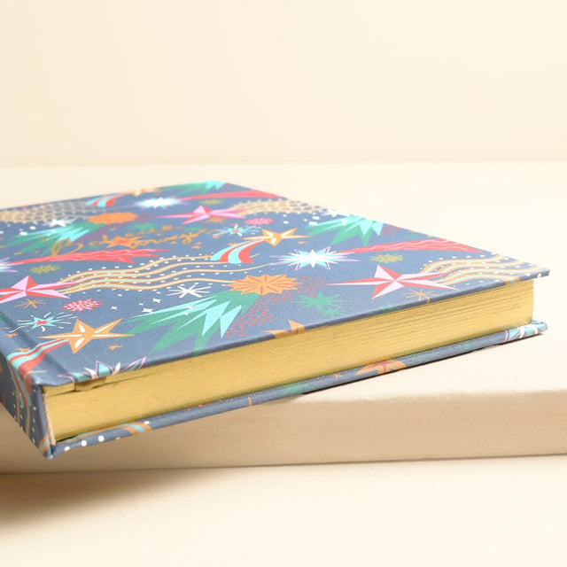 Large Navy Shooting Star Notebook
