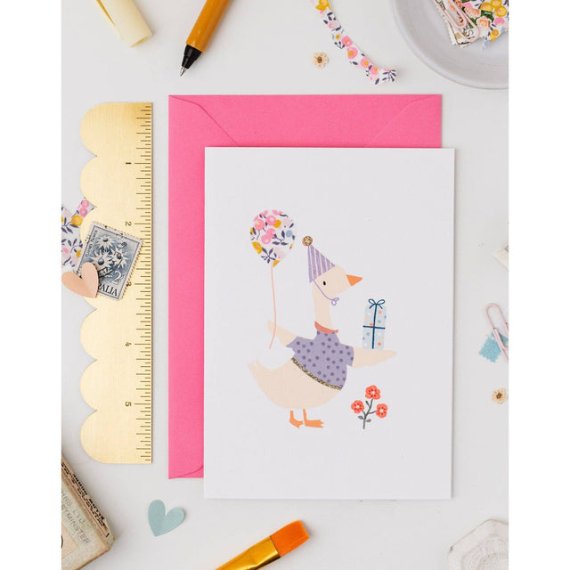 Liberty Goose Birthday Card