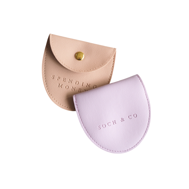 Pink & Lilac Spending Money Purses