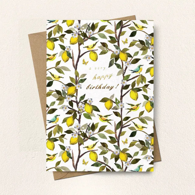 Lemons Birthday Card