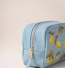 Load image into Gallery viewer, Lemon Blossom Makeup Bag