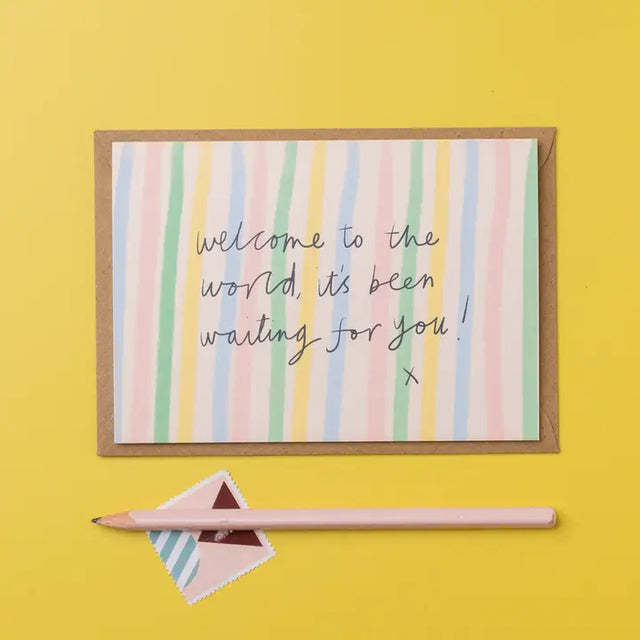Welcome To The World Card
