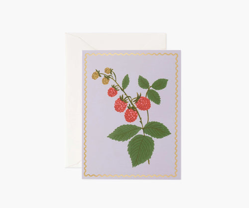 Raspberry Rose Card