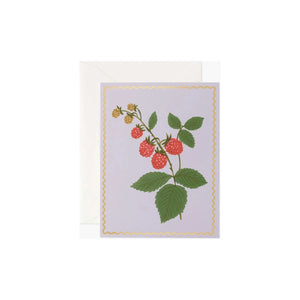 Raspberry Rose Card