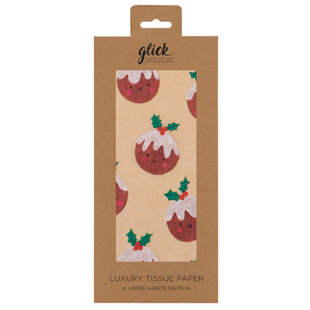 Jolly Puds Tissue Paper