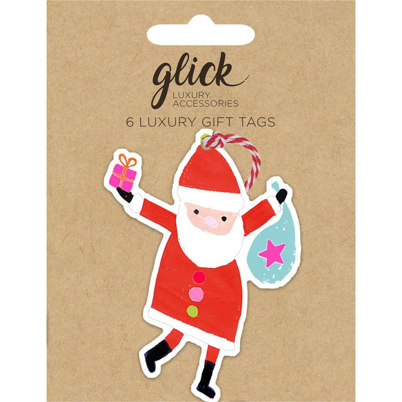 Jolly Santa Gift Tags