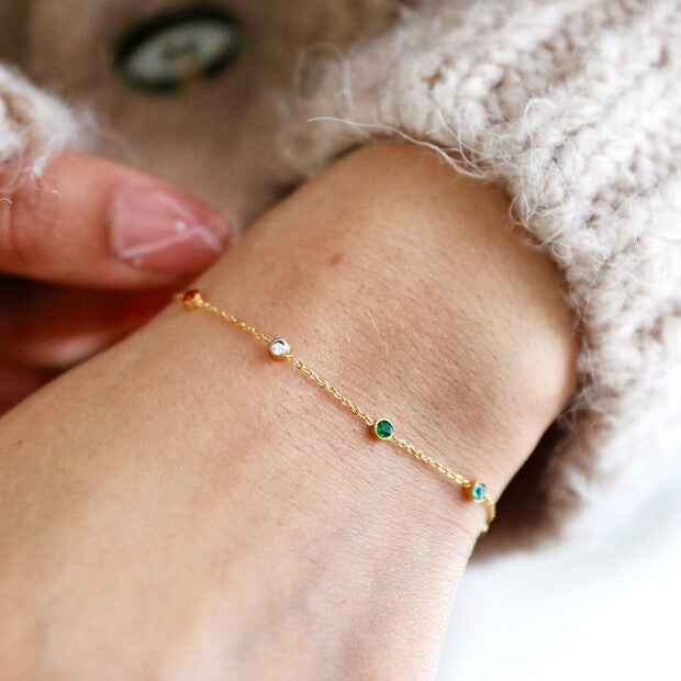 Rainbow Crystal Bracelet