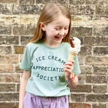 Load image into Gallery viewer, Matcha Mint Ice Cream Appreciation Society Kid&#39;s T-Shirt