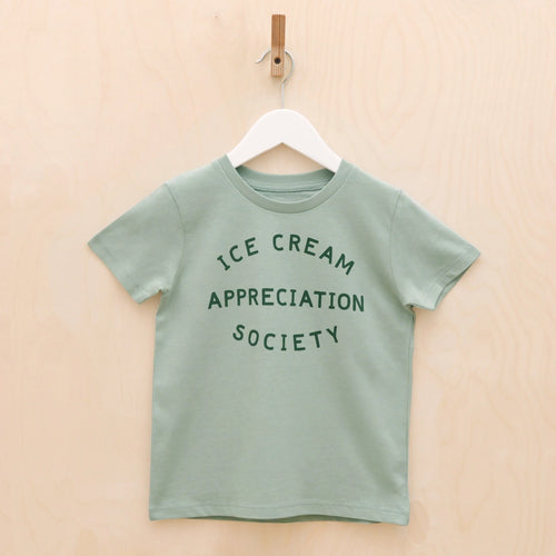 Matcha Mint Ice Cream Appreciation Society Kid's T-Shirt