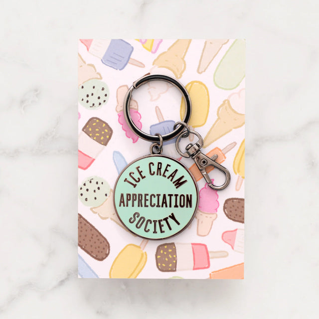 Ice Cream Appreciation Society Keyring