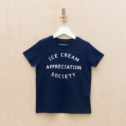 Navy Ice Cream Appreciation Society Kid's T-Shirt