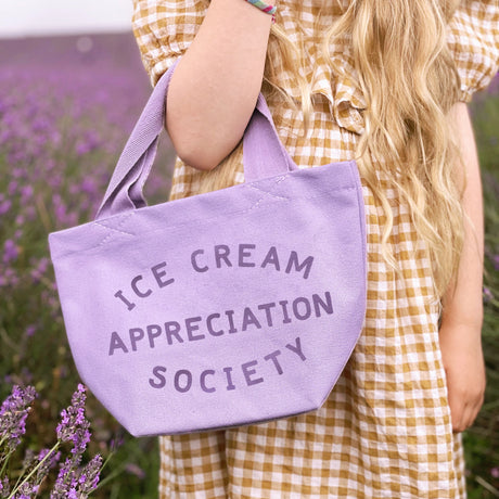 Lavender Little Ice Cream Appreciation Society Bag