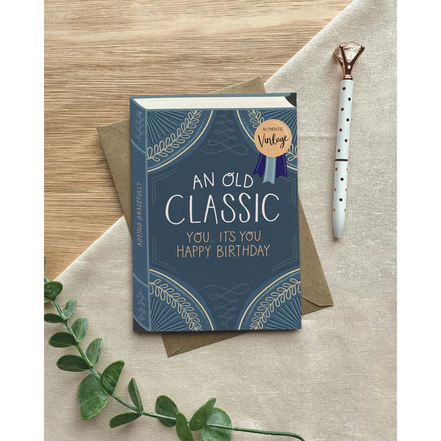 An Old Classic Birthday Book Card