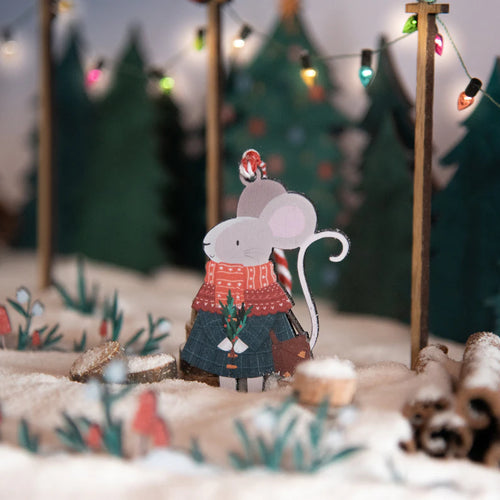 Mouse Christmas Decoration