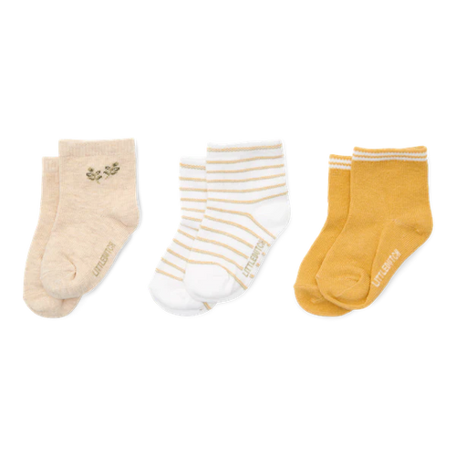 Neutral Set Of 3 Socks