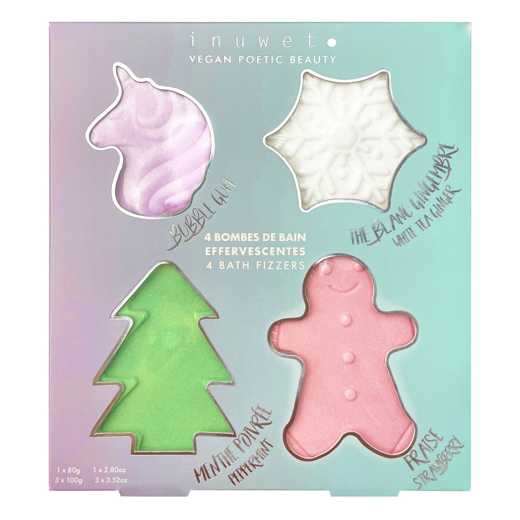 Christmas Bath Fizzers Set