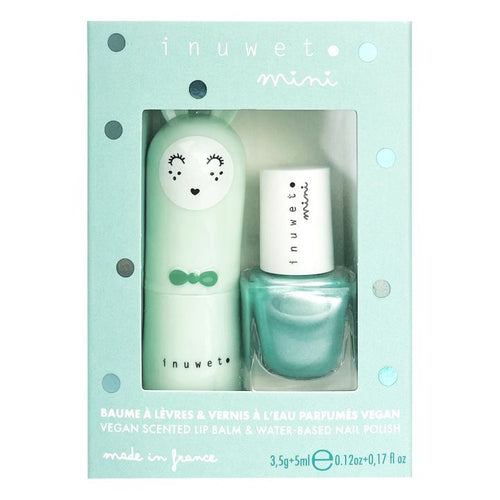 Blue Duo - Bunny Lip Balm & Nail Polish
