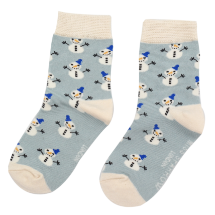 Snowmen Duck Egg Kids Socks