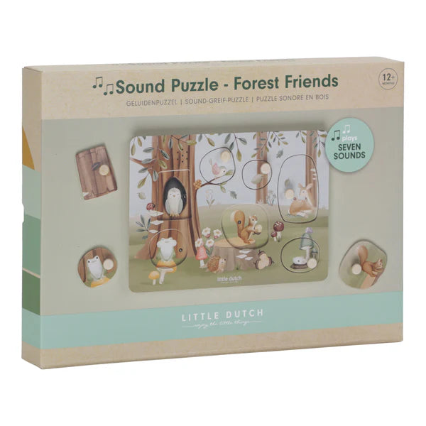 Forest Friends Wooden Sound Puzzle