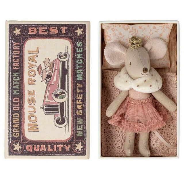 Little Sister Princess Mouse In Matchbox