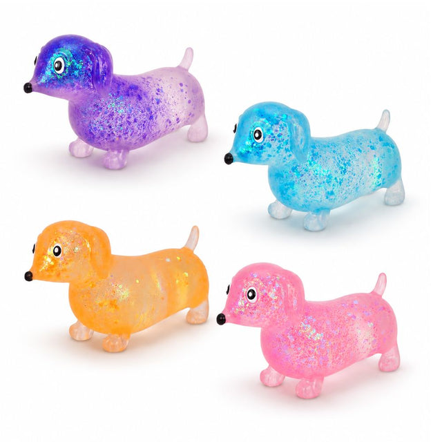 Sparkly Squishy Sausage Dog