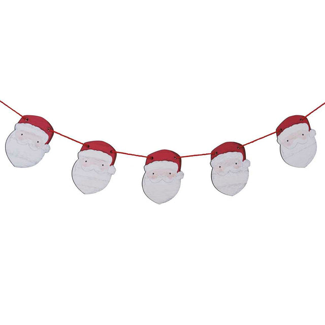Father Christmas Wooden Bunting