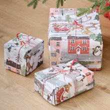 Load image into Gallery viewer, Christmas Scene Wrapping Paper