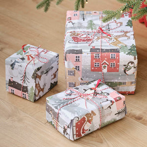 Christmas Scene Wrapping Paper