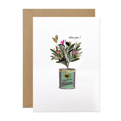 Olive You Card