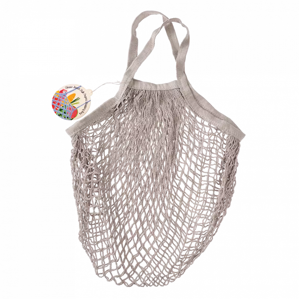 Organic Cotton String Bag Grey