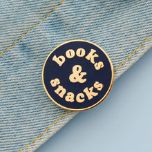 Load image into Gallery viewer, Books &amp; Snacks Pin