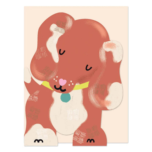 Mini Dachshund Puppy Card