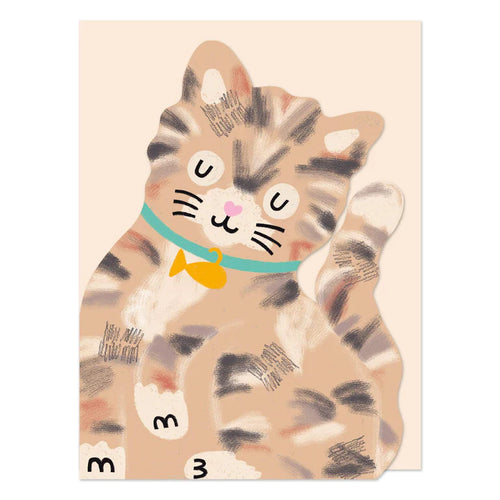 Tabby Kitten Mini Card