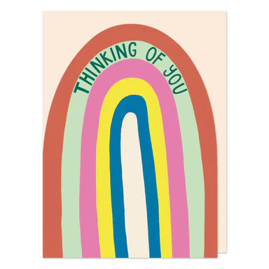 Mini Thinking Of You Rainbow Card