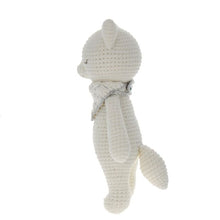 Load image into Gallery viewer, White Baby Crochet Fox