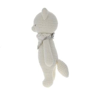 White Baby Crochet Fox