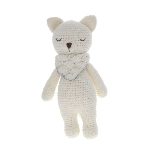 White Baby Crochet Fox