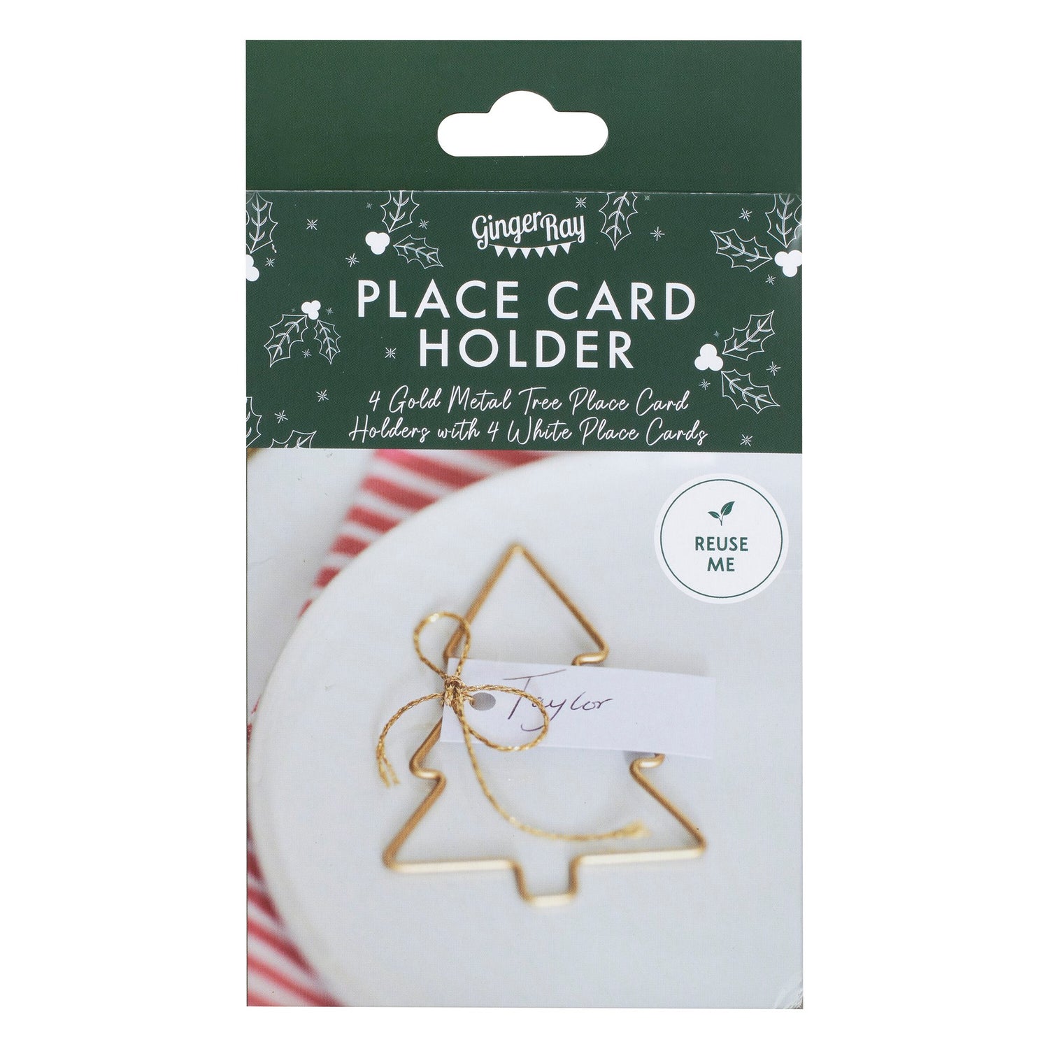 Gold Metal Tree Placecard Holders