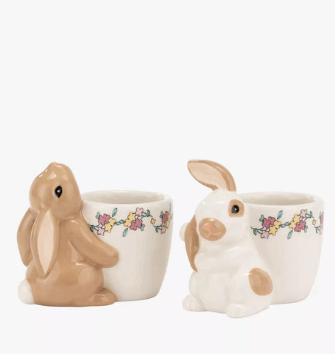 Easter Bunny Set Of 2 Egg Cups