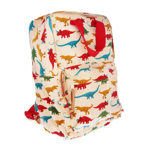 Dinosaur Linen Backpack