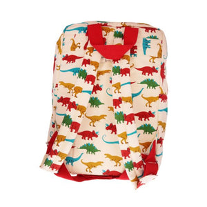 Dinosaur Linen Backpack