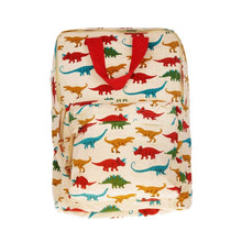 Load image into Gallery viewer, Dinosaur Linen Backpack