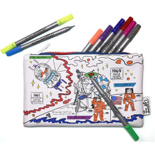 Load image into Gallery viewer, Space Explorer Colour In Pencil Case