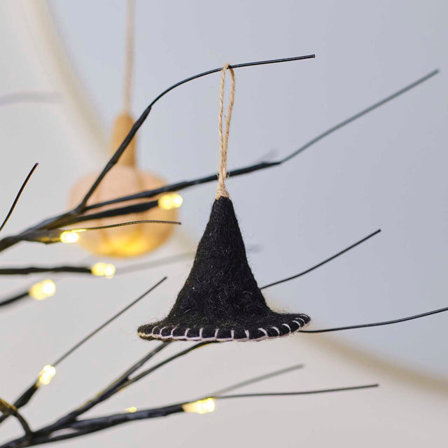 Felt Witch Hat Decoration