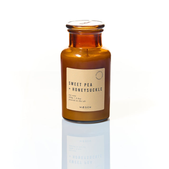 Sweet Pea And Honeysuckle Soy Wax Candle