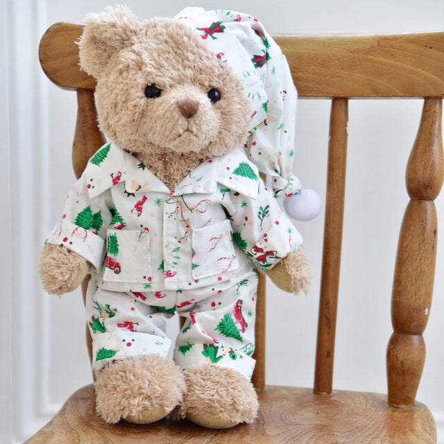 Christmas Teddy in Pyjamas