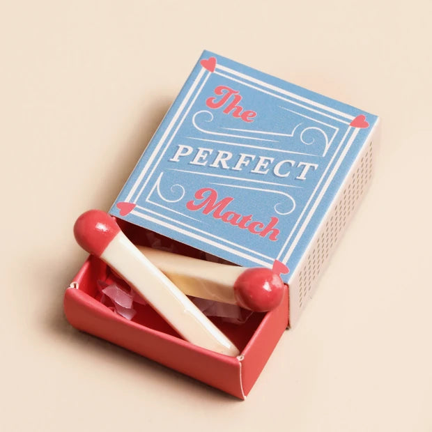 Tiny Matchbox Ceramic Matches