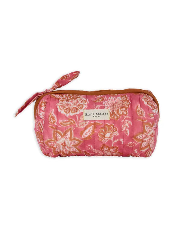 Matira Rosa Floral Make Up Pouch