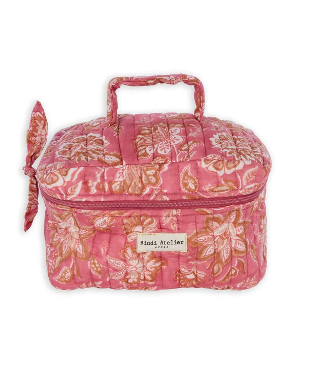 Matira Rosa Floral Vanity Pouch